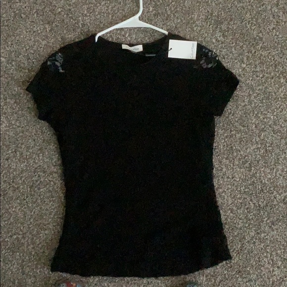 Calvin Klein Tops - Calvin Klein black lace top